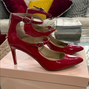 BCBGeneration Red Patent Heels
